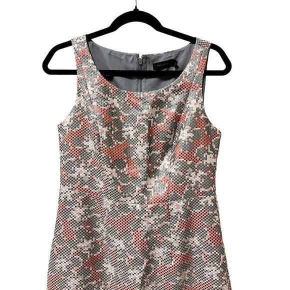 NWT The Limited Pink Shimmer Fitted Midi Dress Size 8 - Picture 3 of 9